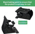4 Pack 0-90 Folding Brackets Degrees Folding Table Legs Brackets Heavy Duty Lock Extension Support Bracket Black