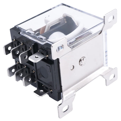 TWTADE/JQX-12F-2Z 30A DPDT 2NO+2NC General Purpose High Power Relay DC 24V Coil Voltage 8 Pin