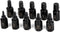 LLNDEI 10 Pieces Screw Extractor Set, Hex Head Easy Out Bolt Extractor, Multi-Spline Ez Out Stripped Fastener Tool