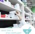The Organized Pharmacy Expiration Dates Stickers System, 5 Year Supply - 480 Color Coded Inventory Management Labels