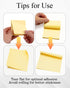 Sticky Notes 3x3 in 3600 Sheets, 48 Pads Yellow Self-Stick Memo Pads, Clean Removal Durable Adhesive for Office