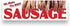 VF Display Sausage Vinyl Banner 10 Feet Wide by 3 Feet Tall