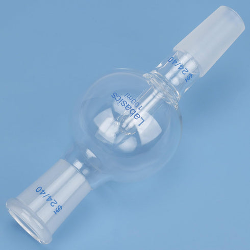Borosilicate Glass Rotary Evaporator Bump Trap, 100 ml with 24/40 Standard Outer Upper Joint