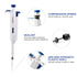 1000uL Micropipette, 1mL Lab Single Channel Micro Pipettes, Adjustable Variable Volume for Liquid Laboratory