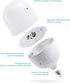 Super Bright Light Bulbs, 400-500W Equivalent, 5000LM E26 LED Bulb, 6500K Daylight for Home, Warehouse, Garage