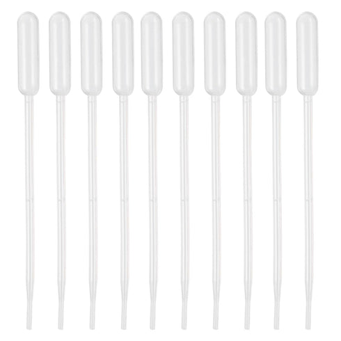 PATIKIL 0.5ml Pipettes Dropper, 60pcs Disposable Plastic Pipettes with Scale for Science Laboratory, DIY Crafts, Art