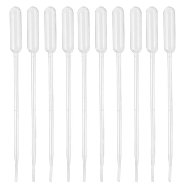 PATIKIL 0.5ml Pipettes Dropper, 60pcs Disposable Plastic Pipettes with Scale for Science Laboratory, DIY Crafts, Art