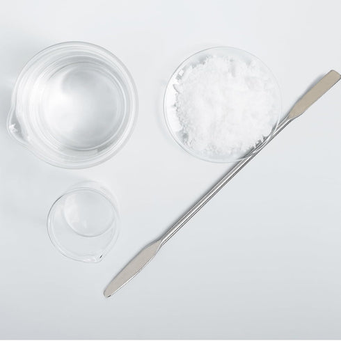 2 PCS Stainless Steel Lab Spatula - Mini Double-Ended Spatula for Laboratory Use, Micro Shovel, Tapered Arrow End
