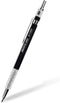 Pacific Arc Black Drafting Pencil, 2mm Lead Holder and Lead Sharpener for Artist Drawing, Drafting, Sketching