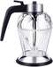 GZRDMWHDV Glass Diamond Shaped Honey Dispenser 200ML Double Layer Oil Dripper with Stand