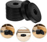 12pcs ARTIBETTER Round Industrial Caster Pads PVC Noise-reducing Furniture Floor Protectors Non-Slip Stem Inserts
