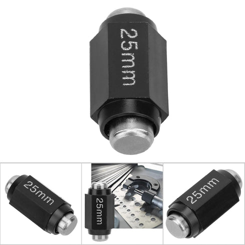 Standard Caliper Calibration Block, Stainless Steel Outside Micrometer Reference Rod for Calibrating Micrometers (25mm)