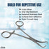 Backhaus Towel Clamps Forceps - Stainless Steel with Ratchet Handle for Firm Grip 5.25" Long Surgical Instruments