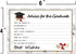 Graduation Wish Cards - 50PCs High School or College Graduation Advice Cards for 2025 Celebration Party Supplies