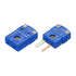 MECCANIXITY Mini T Type Thermocouple Wire Connectors, Male Female Plug Adapter, High Temperature 220°C