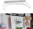 2Pcs 7.6" Single Track System Bracket Upright Bracket Shelf Bracket for Shelves Shelf Install, Bookshelf, Garden