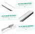 2pcs Stamp Tweezers, Philately Tool for Collectors