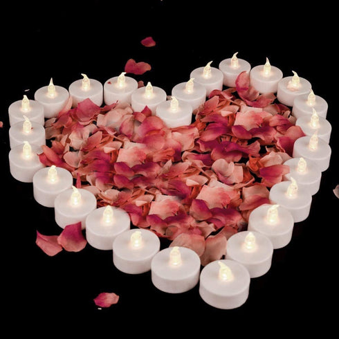 Lights:150 Pack 200+ Battery Operated LED Tea Flameless LED Bright Flickering Candles Long Lasting Hours Electric