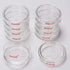 stonylab 10pk Glass Petri Dishes, 75x15 mm Autoclavable Borosilicate Glass Cell Culture Dishes with Clear Lid