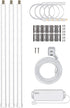 10in. 3 Pack, 825 2700K 44418 UltraPro Linkable LED Bright Strips, Lumens, Warm White Light, Low Voltage, Under Cabinet
