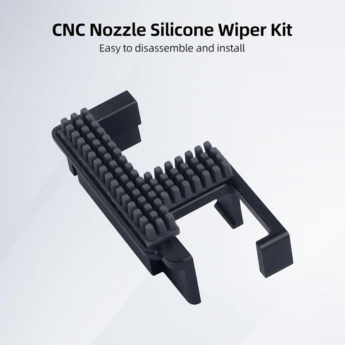FYSETC Nozzle P2S: (20 3D Nozzles Upgrade Silicone Wiper for CNC-Machined All-Metal Brush Holder with a Silicone Wipe