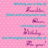 Prime Greetings Birthday Card for Sister, Eco-Friendly Thick Card Stock with Premium Envelope, 5in x 7.75in