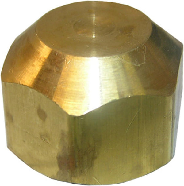 LASCO 17-4021 5/16-Inch Brass Flare Cap