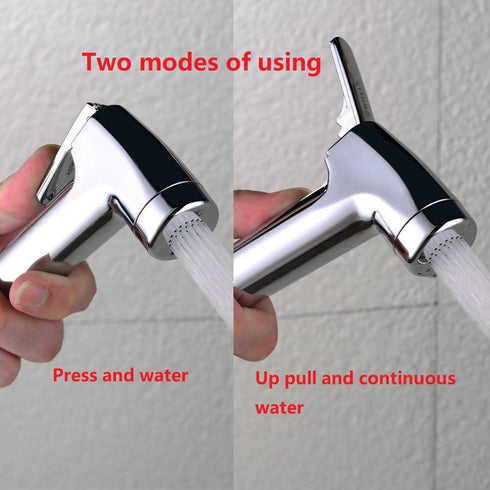 LikeHome 2 Pieces Bidet Sprayer Head Replacement for Toilet Cloth Diaper Shattaf Hand held Bidet Rinse Spray Head