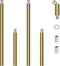 MAYOMAJO M12 Threaded Extension Poles Lighting Fixture Downrods Stems for Pendant Light, Island