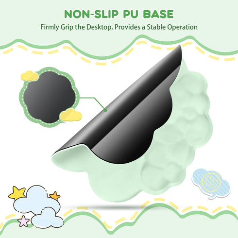 Cloud Mouse Pad with Wrist Rest Support, Ergonomic Gaming Mouse Pad Pain Relief, Portable Comfortable Mousepad Non-Slip