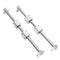 Linear Rail OD 8mm, 200mm 2PCS Optical Axis Linear Rail Shaft Rod with 4PCS Guide Support and 4PCS SC8UU Bearings