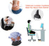 Tailbone (TD-GS1507-BLK) Tektrum Orthopedic Firm Gel Foam Back Support Lumbar Cushion for Home/Office Chair, Car Seat