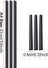 Outus 30 Pieces Binding Bars, Slide Grip Binding Bars for A4 Size Office Report Cover, 12 Inch, 30 Sheets Capacity