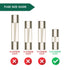 DealEnvy 5A (5 F5AL 3.6 10mm (0.14 0.39 inches), 125V 6 Pack Amp) Mini Glass Fuses, Micro Fuses x x Fast-Blow, Fast