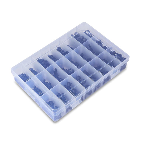 720Pcs M3 M4 M5 M6 12.9 Grade Alloy Steel Hex Socket Head Cap Screws Bolts, Black Oxide Finish Assortment Kit