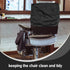 19.21X16.73X3.94 Inches Hemoton Salon Chair Backrest Protection Pad Cover Black Chair Back Protector for Barber Shop
