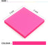 Sticky Notes 3x3, Bright Colors Self-Stick Notes, 8 Pads, 80 Sheets/Pad (Rose Red)