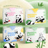 Cute Accordion File with 8 Pocket, Panda Animal Expanding Folder Jackets for Documents, A4 Size Organizer