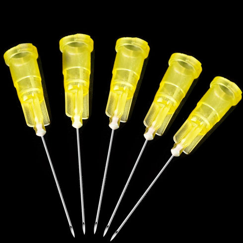 100Pack 20Gauge 1.5 Inch/38mm Dispensing Needle Accessories, Disposable Lab Supplies, Individually Sealed