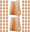 HEMOTON 100pcs Kraft Paper Bread Bags with Window Small Sandwich and Pastry