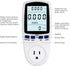 US Plug Multi Functional Power Meter, Backlight Monitor for Voltage Electricity Measurement, Home Tools Kits