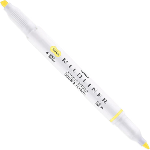 Zebra Mildliner Creative Marker Highlighter Pens, Double Ended, Chisel & Bullet Tip, Wallet Set of 5