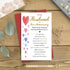 QLIYLIN Romantic Anniversary Card for Husband, Funny Anniversary Card Gifts, Sweet Wedding Day Gifts for Husband
