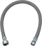 BrassCraft B1-16AF Lavatory Connector, 3/8-Inch Comp x 1/2-Inch FIP x 16-Inch, Silver by BrassCraft