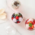 5-Ounce 50 Frozen Coppetta Dessert Cups, Disposable Ice Cream Cups - Lids Sold Separately, Sturdy, Red Paper Yogurt