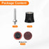 27pcs Set 1" 1/4" HARFINGTON Quick Change Discs Roll Lock Sanding Discs with Shank Pad Holder Medium Grit Surface