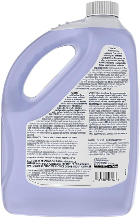 697262, 128 Oz (Pack 1) Windex Fl