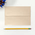 LUXPaper A7 Invitation Envelopes | 5 1/4" x 7 1/4" | 50 Qty | Peel & Press | Taupe Metallic | 80lb. Text