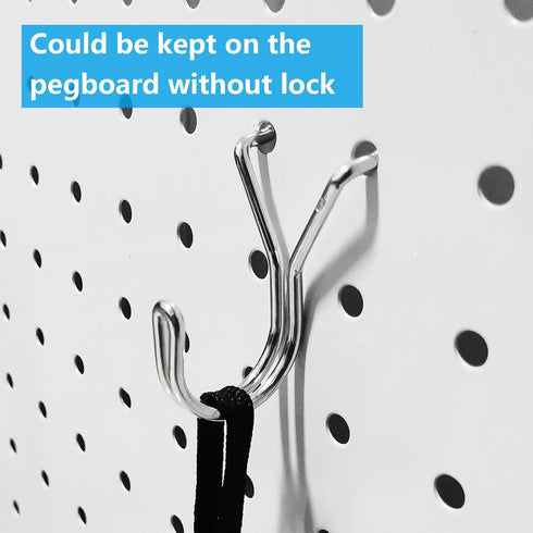 FRIMOONY Pegboard Hooks Assortment, 107 PCS for Organizing Various Tools, Includes Pegboard Bins