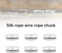 20pcs Wire Rope Clips Galvanised Steel Egg Shape Cable Clamp for 2mm/3mm/4mm/5mm Steel Cable Rope